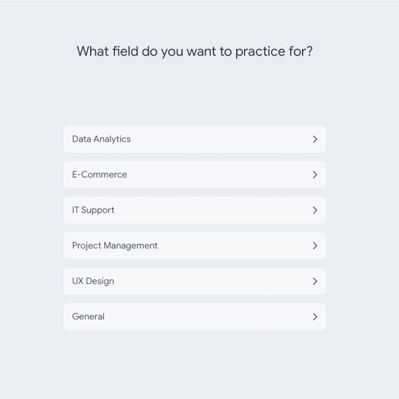 Carreras profesionales en Google Interview Warmup